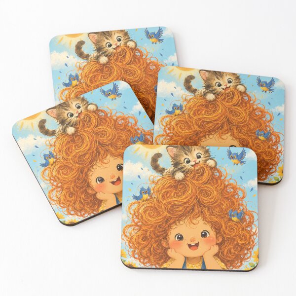 Item preview, Sunshine & Curls: A Purrfect Summer Day designed and sold by ravuh.