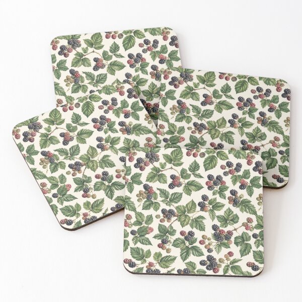 Item preview, Blackberry Vine Botanical Pattern designed and sold by NaphDesigns.