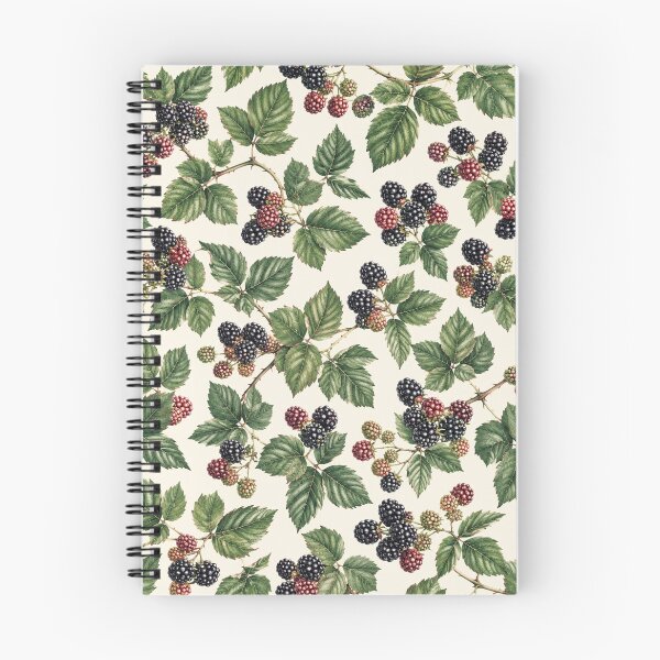 Item preview, Blackberry Vine Botanical Pattern designed and sold by NaphDesigns.