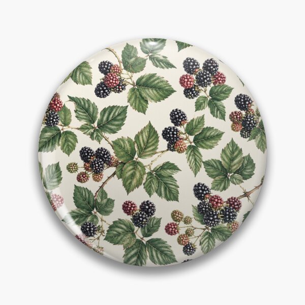 Item preview, Blackberry Vine Botanical Pattern designed and sold by NaphDesigns.