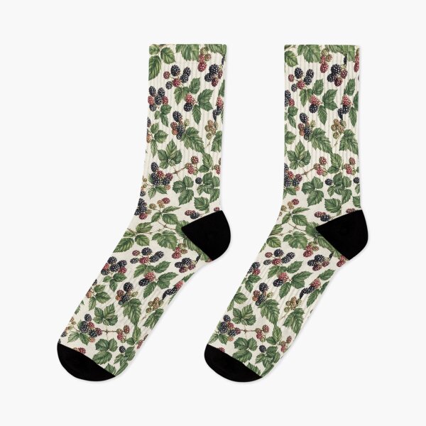 Item preview, Blackberry Vine Botanical Pattern designed and sold by NaphDesigns.