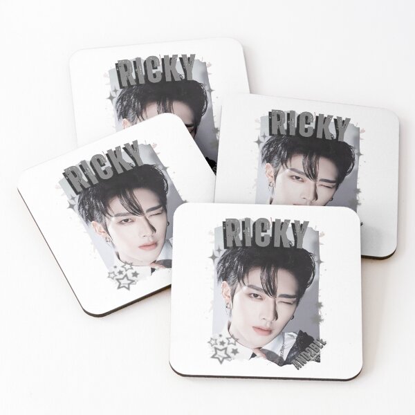 Item preview, And2blee Ricky Kpop Korean Boy Group Black And Whhite Collage Art  designed and sold by HELL0WBELLO.