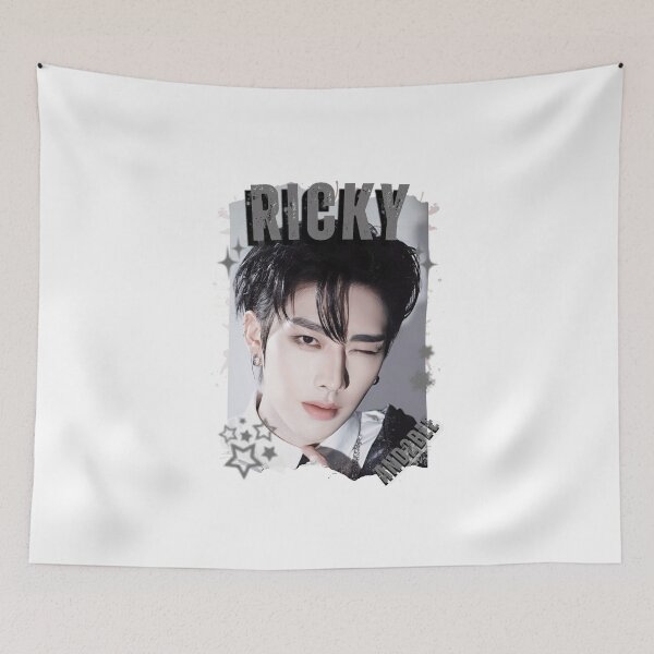 Item preview, And2blee Ricky Kpop Korean Boy Group Black And Whhite Collage Art  designed and sold by HELL0WBELLO.