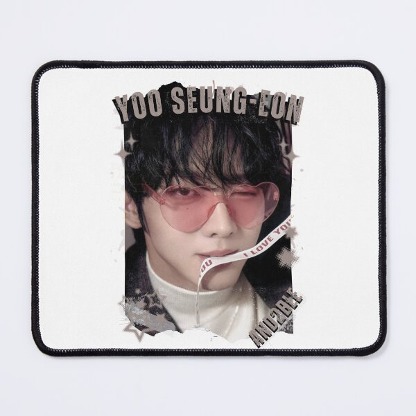 Item preview, And2blee Yoo Seung-eon Kpop Korean Boy Group Black And Whhite Collage Art designed and sold by HELL0WBELLO.
