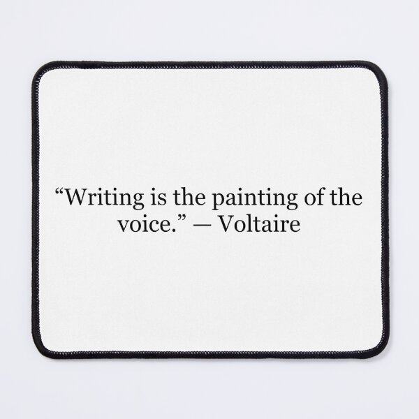 Item preview, Writing Is the Painting of the Voice | Voltaire Quote for Writers designed and sold by The Prose Atelier.