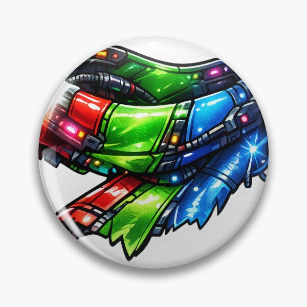 Item preview, Tecido Mecânico RGB Cyberpunk Brilhante designed and sold by yokimm.
