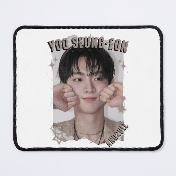 Item preview, And2blee Yoo Seung-eon Kpop Korean Boy Group Black And Whhite Collage Art designed and sold by HELL0WBELLO.