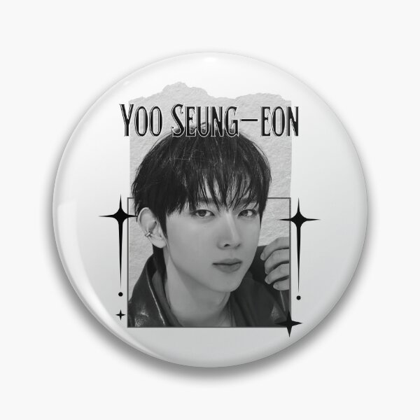 Item preview, And2blee Yoo Seung-eon Kpop Korean Boy Group Black And Whhite Collage Art designed and sold by HELL0WBELLO.