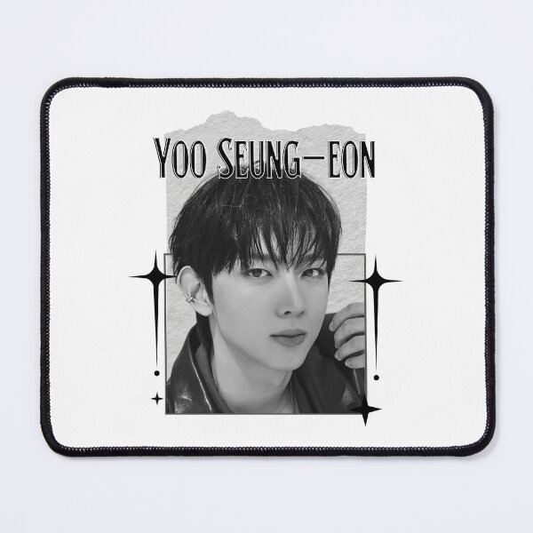 Item preview, And2blee Yoo Seung-eon Kpop Korean Boy Group Black And Whhite Collage Art designed and sold by HELL0WBELLO.