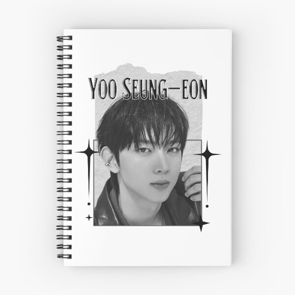 Item preview, And2blee Yoo Seung-eon Kpop Korean Boy Group Black And Whhite Collage Art designed and sold by HELL0WBELLO.
