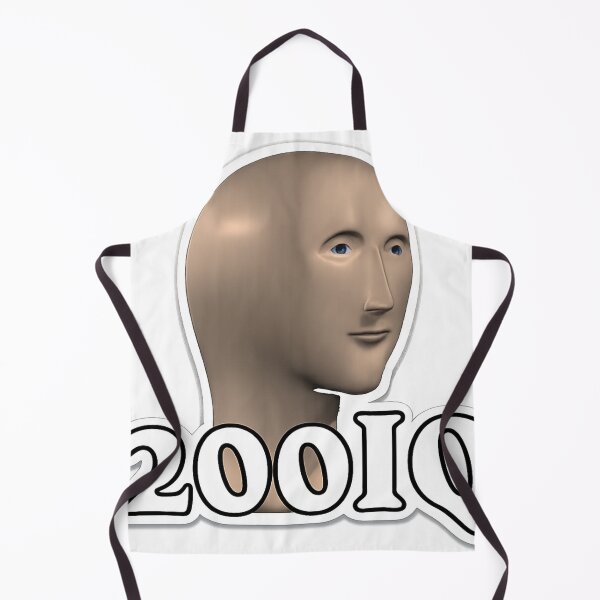 Item preview, 200 IQ Meme Man Sticker – Funny Galaxy Brain Meme Gift designed and sold by wamdahcreative.