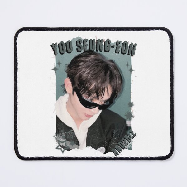 Item preview, And2blee Yoo Seung-eon Kpop Korean Boy Group Black And Whhite Collage Art designed and sold by HELL0WBELLO.