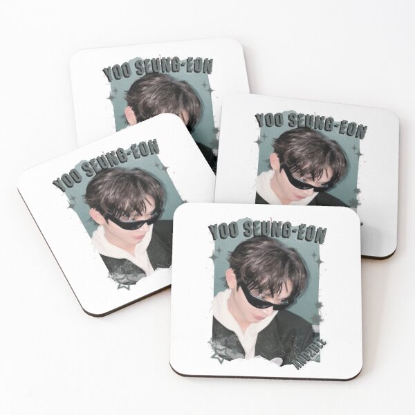Item preview, And2blee Yoo Seung-eon Kpop Korean Boy Group Black And Whhite Collage Art designed and sold by HELL0WBELLO.