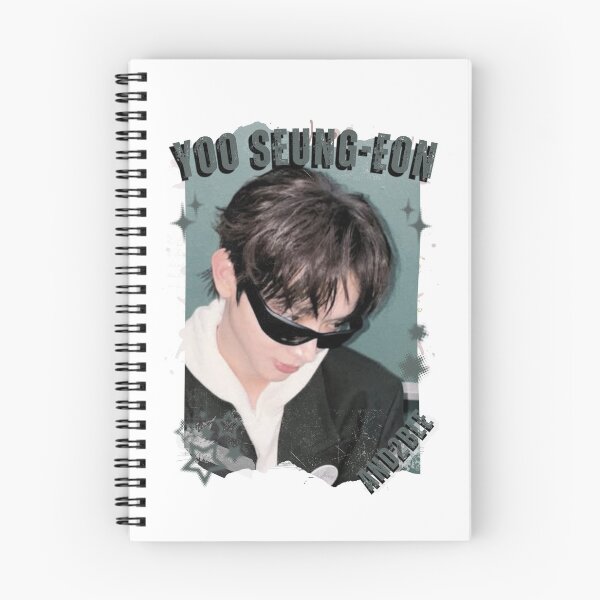 Item preview, And2blee Yoo Seung-eon Kpop Korean Boy Group Black And Whhite Collage Art designed and sold by HELL0WBELLO.