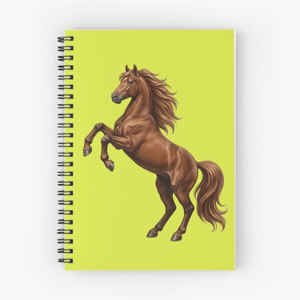 Item preview, Majestic Rearing Brown Horse Realistic Wild Mustang designed and sold by Utopian-Magic.