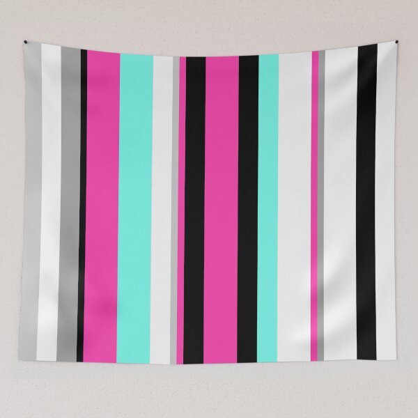 Item preview, Pink and Mint Abstract Vertical Stripes designed and sold by TwelveParties.