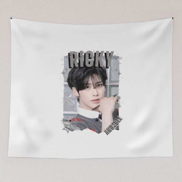 Item preview, And2blee Ricky Kpop Korean Boy Group Black And Whhite Collage Art  designed and sold by HELL0WBELLO.