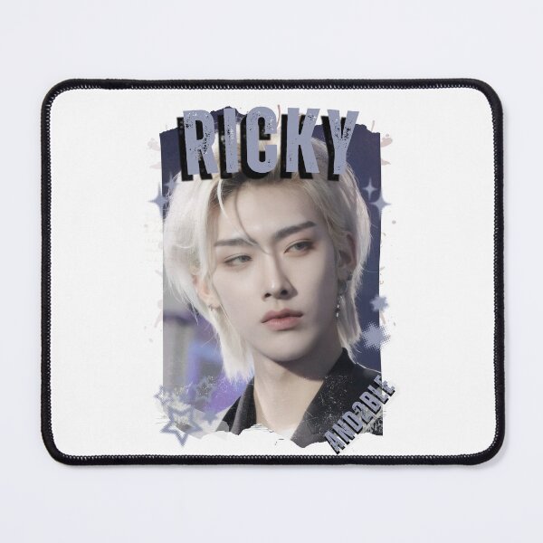 Item preview, And2blee Ricky Kpop Korean Boy Group Black And Whhite Collage Art designed and sold by HELL0WBELLO.