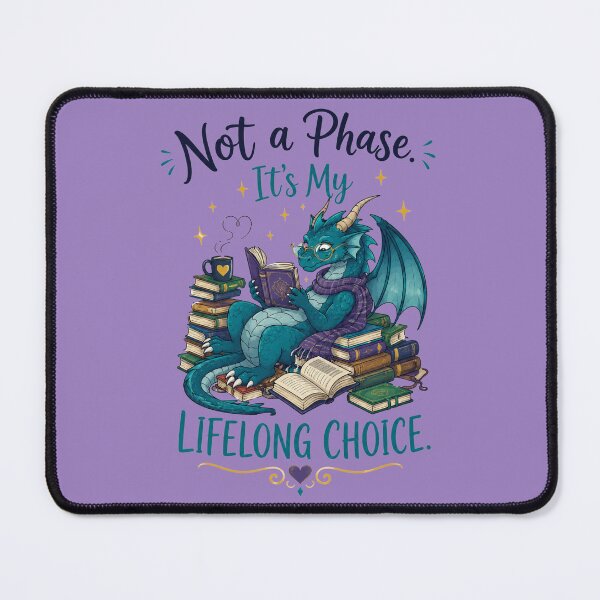 Item preview, Book Dragon Reading Lover Not a Phase Lifelong Choice designed and sold by bosamji.