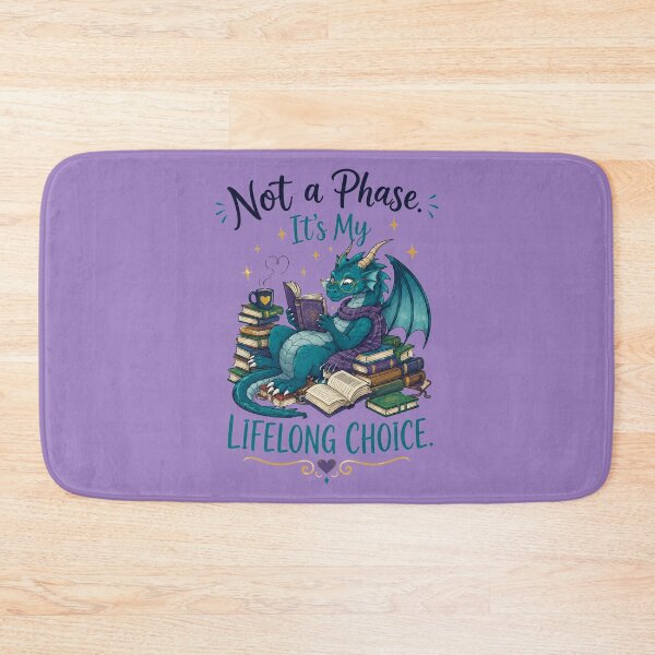 Item preview, Book Dragon Reading Lover Not a Phase Lifelong Choice designed and sold by bosamji.