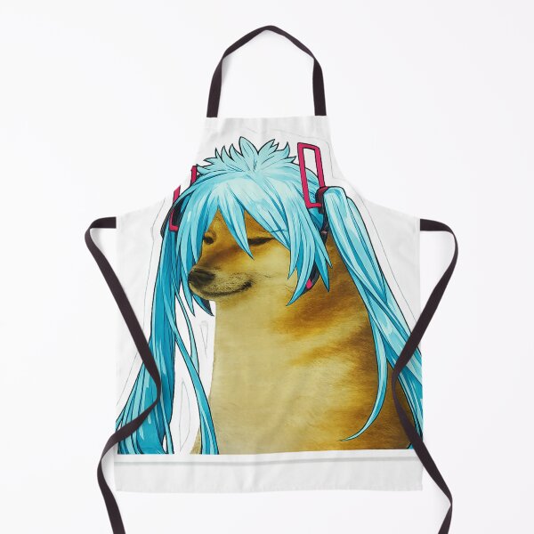 Item preview, Doge Hatsune Miku Funny Anime Dog Meme Sticker – Cursed Vocaloid designed and sold by wamdahcreative.
