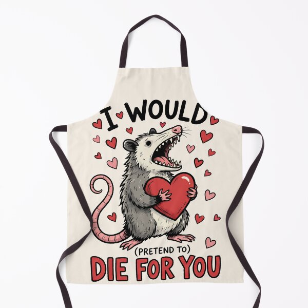 Item preview, Funny Valentine's Day Possum - I Would (Pretend To) Die For You designed and sold by legendaryskins.