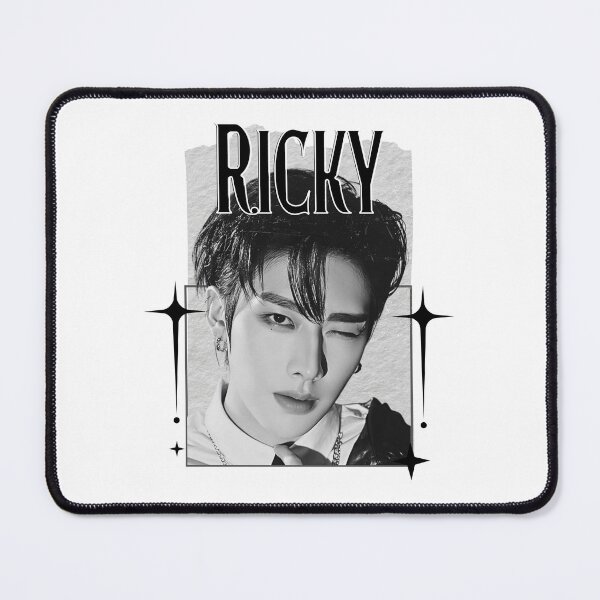 Item preview, And2blee Ricky Kpop Korean Boy Group Black And Whhite Collage Art designed and sold by HELL0WBELLO.