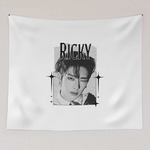 Item preview, And2blee Ricky Kpop Korean Boy Group Black And Whhite Collage Art  designed and sold by HELL0WBELLO.