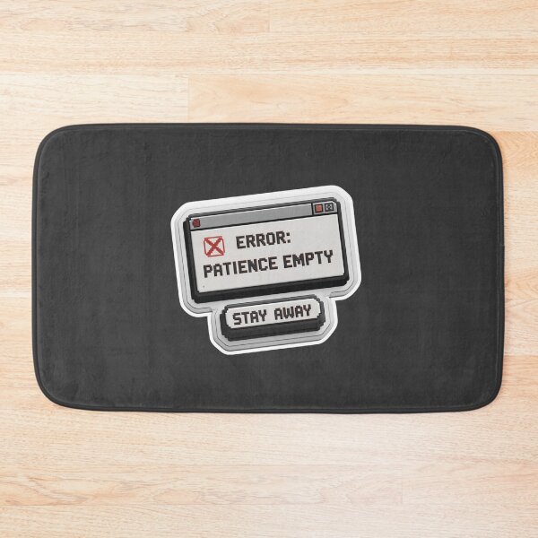 Item preview, Retro PC Error Message Patience Empty designed and sold by MoodPeel_ .