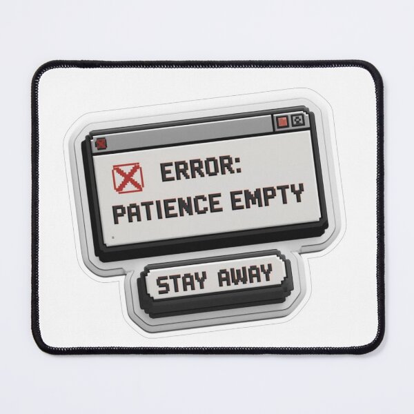 Item preview, Retro PC Error Message Patience Empty designed and sold by MoodPeel_ .