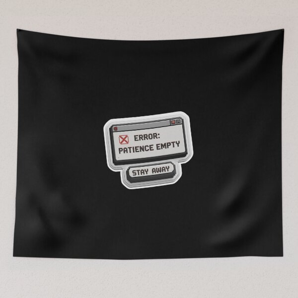 Item preview, Retro PC Error Message Patience Empty designed and sold by MoodPeel_ .
