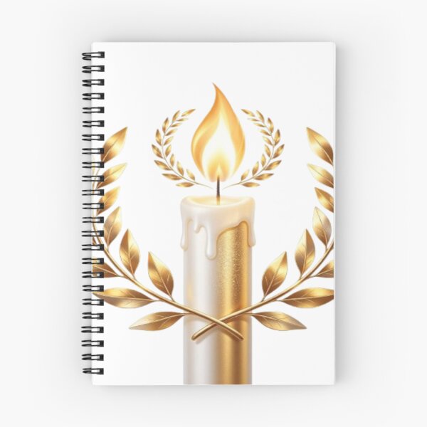 Artikelvorschau, Ehrenkerze – Lorbeerflammen-Design entworfen und verkauft von Cristhian Almanza.