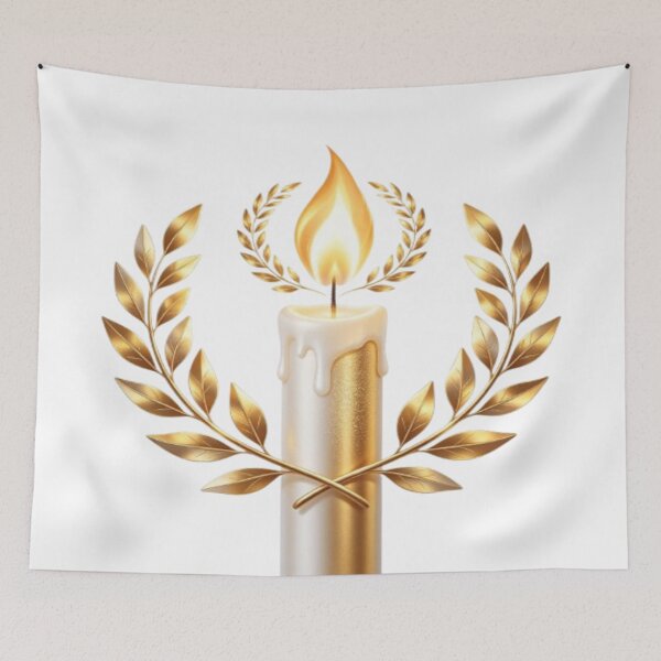 Item preview, Candle of Honor – Laurel Flame Design designed and sold by Cristhian Almanza.