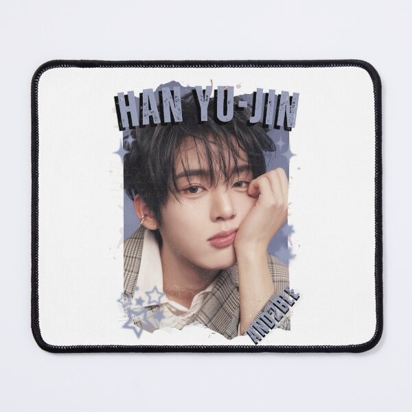 Item preview, And2blee Han Yu-jin Kpop Korean Boy Group Black And Whhite Collage Art designed and sold by HELL0WBELLO.