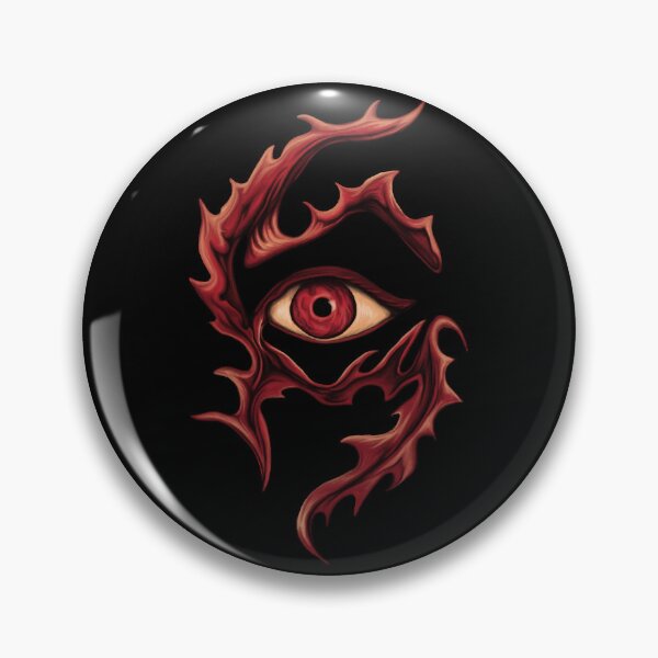 Item preview, Tribal eye flames, dark red eye designed and sold by NadiaChevrel.
