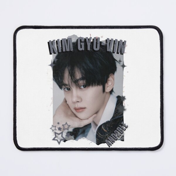 Item preview, And2blee Kim Gyu-vin Kpop Korean Boy Group Black And Whhite Collage Art designed and sold by HELL0WBELLO.