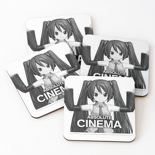 Item preview, Hatsune Miku Absolute Cinema Anime Meme Sticker – Funny Vocaloid Gift designed and sold by wamdahcreative.