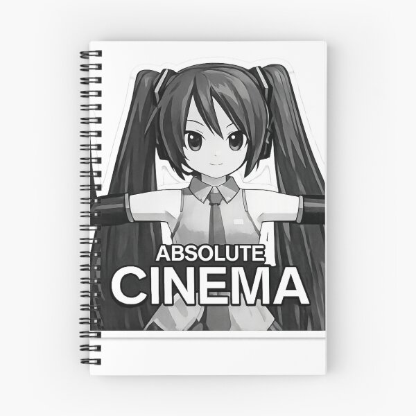 Item preview, Hatsune Miku Absolute Cinema Anime Meme Sticker – Funny Vocaloid Gift designed and sold by wamdahcreative.