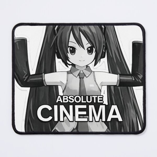 Item preview, Hatsune Miku Absolute Cinema Anime Meme Sticker – Funny Vocaloid Gift designed and sold by wamdahcreative.