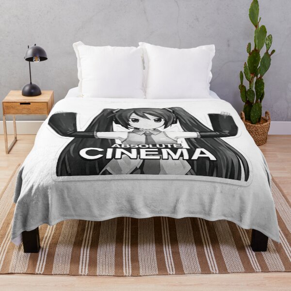 Item preview, Hatsune Miku Absolute Cinema Anime Meme Sticker – Funny Vocaloid Gift designed and sold by wamdahcreative.