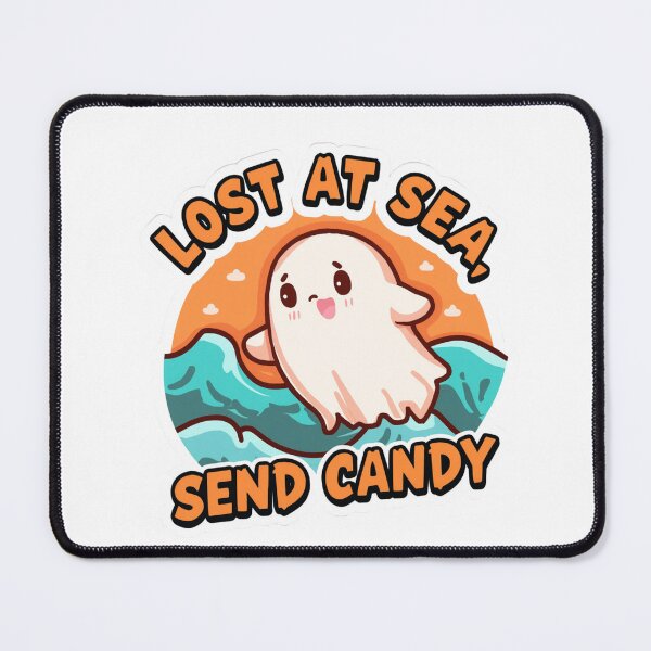 Item preview, Lost At Sea Send Candy Funny Summerween Ghost designed and sold by AMBAYK.