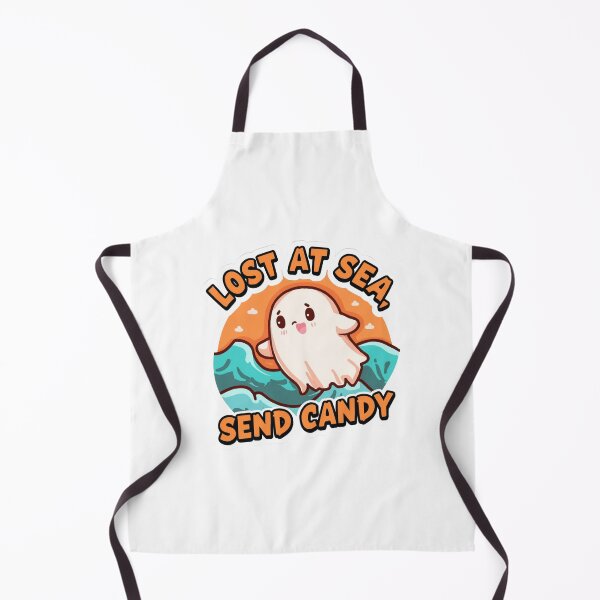 Item preview, Lost At Sea Send Candy Funny Summerween Ghost designed and sold by AMBAYK.