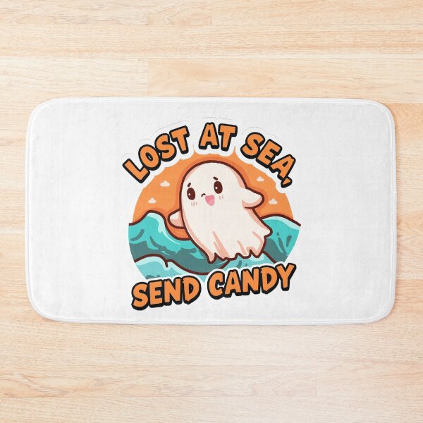 Item preview, Lost At Sea Send Candy Funny Summerween Ghost designed and sold by AMBAYK.