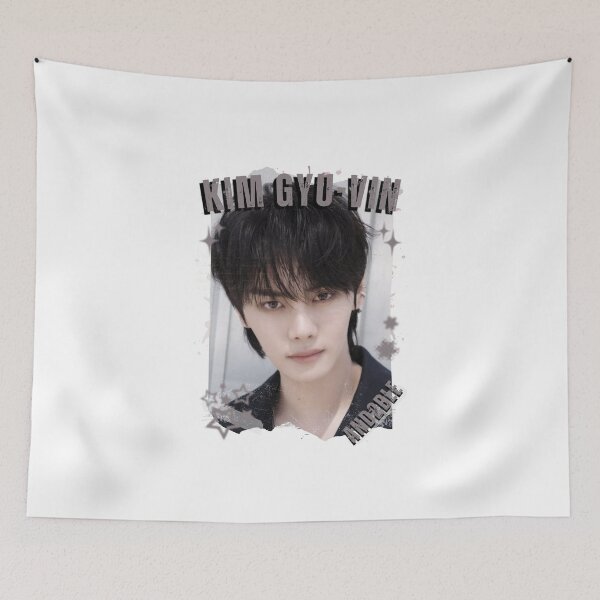 Item preview,  And2blee Kim Gyu-vin Kpop Korean Boy Group Black And Whhite Collage Art  designed and sold by HELL0WBELLO.