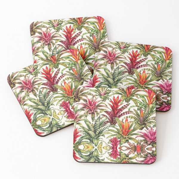Item preview, Vibrant Bromeliad Tropical Botanical Pattern designed and sold by NaphDesigns.