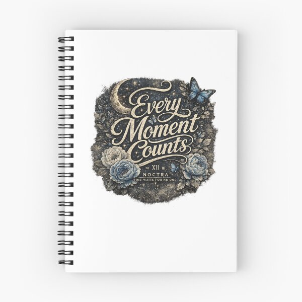 Item preview, Every Moment Counts – Midnight Bloom Edition designed and sold by Mirah2026.