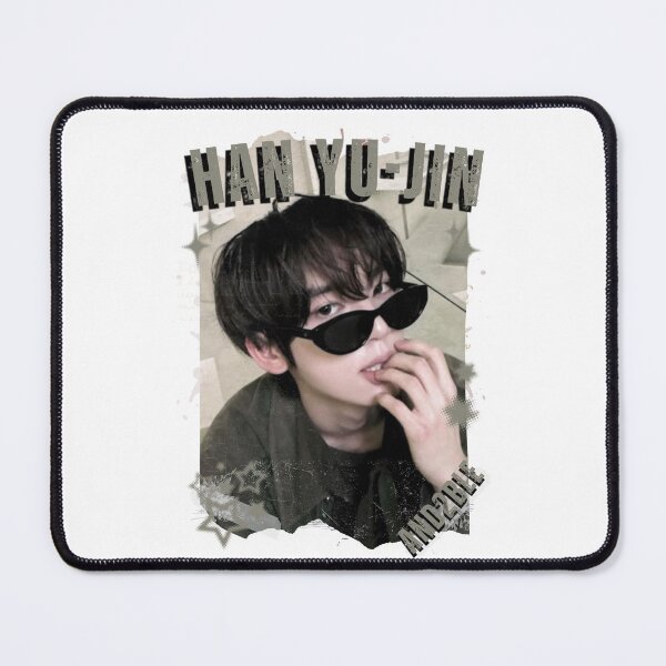 Item preview, And2blee Han Yu-jin Kpop Korean Boy Group Black And Whhite Collage Art designed and sold by HELL0WBELLO.