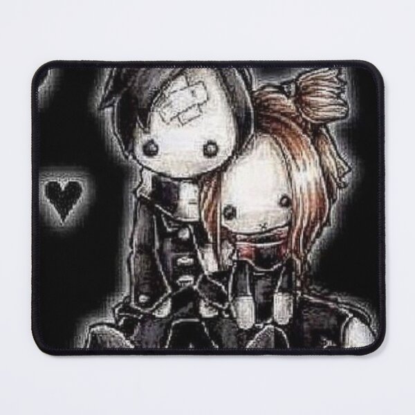 Item preview, Cute emo couple designed and sold by cringette.