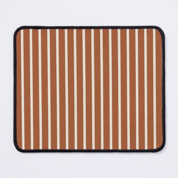 Item preview, Classic Burnt Orange and White Vertical Stripes designed and sold by zenjiinspired.