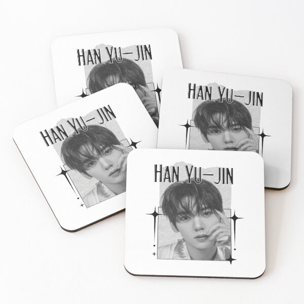 Item preview, And2blee Han Yu-jin Kpop Korean Boy Group Black And Whhite Collage Art  designed and sold by HELL0WBELLO.